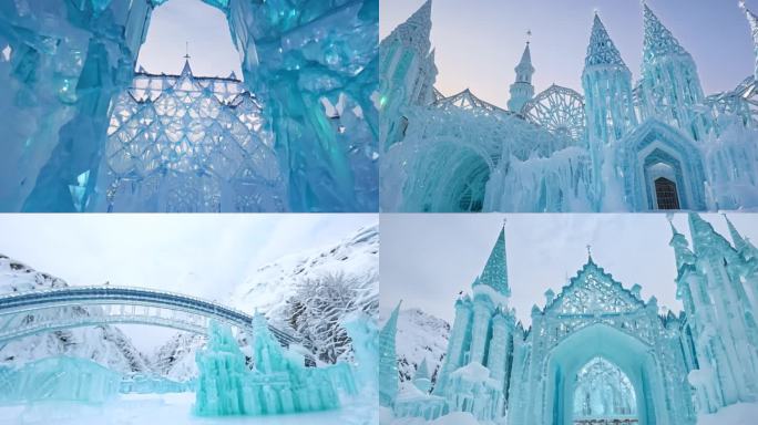 冰雪世界冰雕建筑