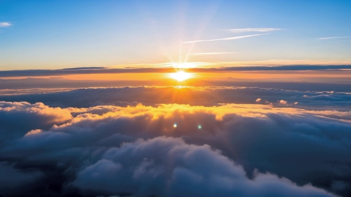 太阳光线拨云见日
