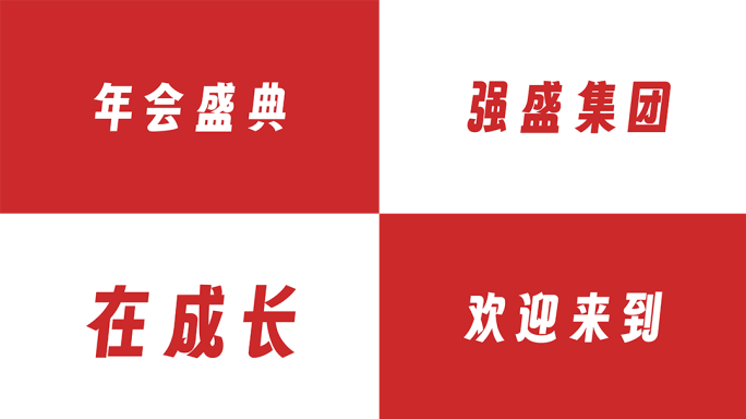 2025年会活动开场快闪热场视频4K