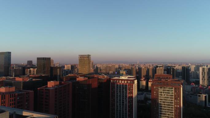 冬日的西安高新