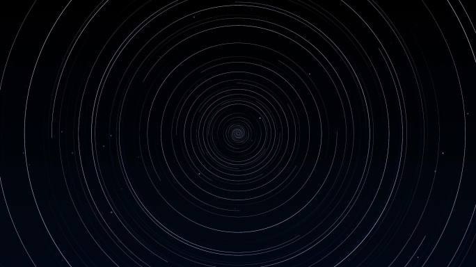 【视频素材/AE工程】无限循环星轨动画