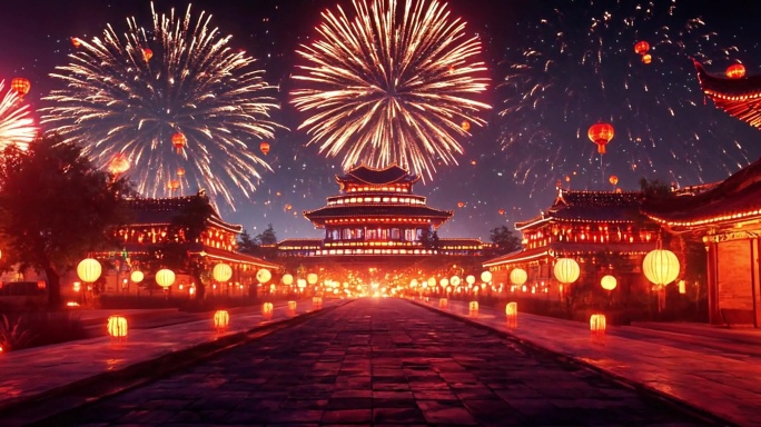 大唐盛世 长安 盛世大唐 国风宽屏背景