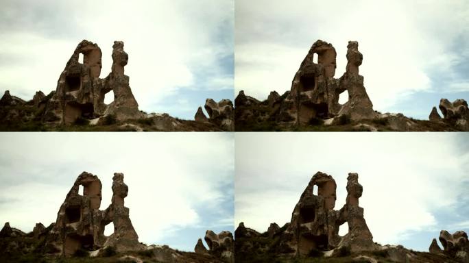 Rock Hoodoo和Sky(广角镜头)