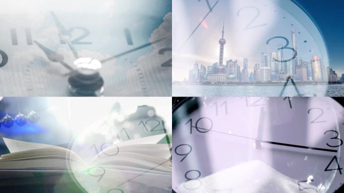 时间 意境 抽象  时间流逝 钟表延时