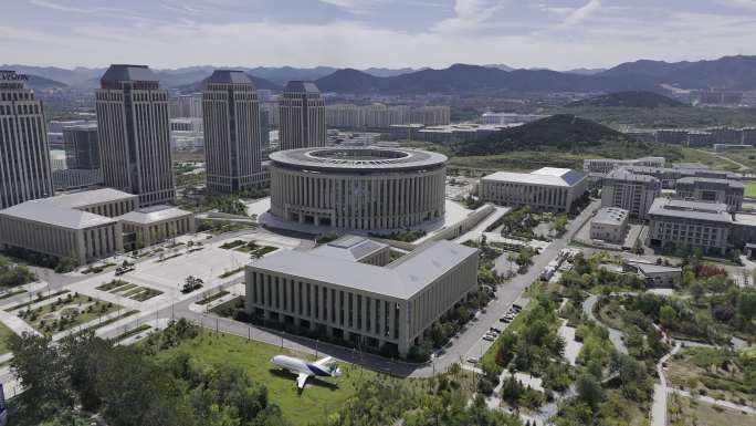 航拍济南超算中心科技园