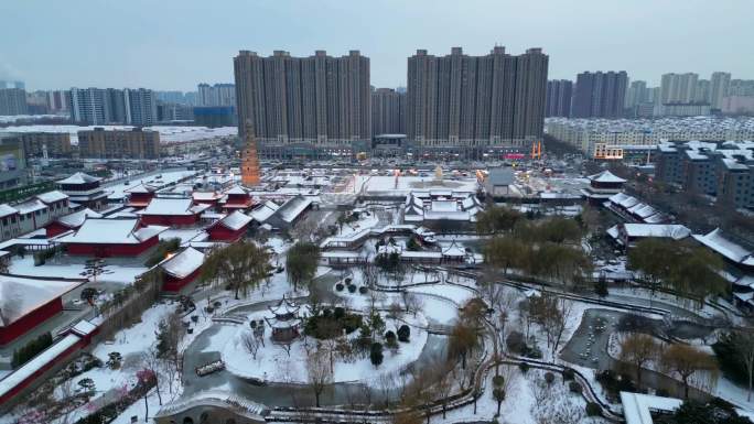 滑县欧阳书院雪景