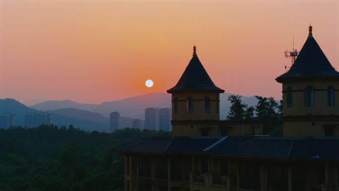 4K南漳县航拍大景