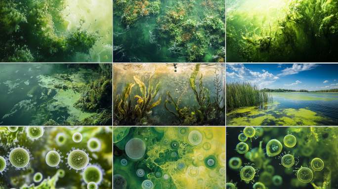 藻种水藻蓝藻之微生物
