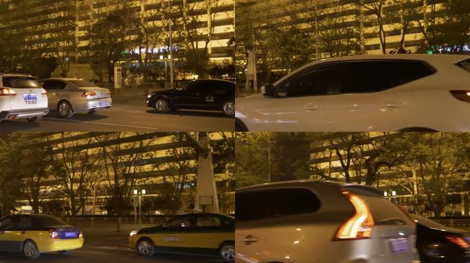 建国门外大街的夜车