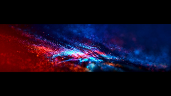 8K巨幕粒子流体大屏粒子背景