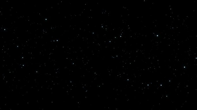 6K宽屏宇宙星空闪烁循环背景