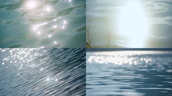水花逆光 虚幻倒影