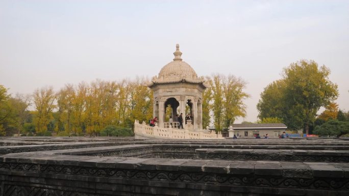 WSÊChinese圆明园亭，北京，中国