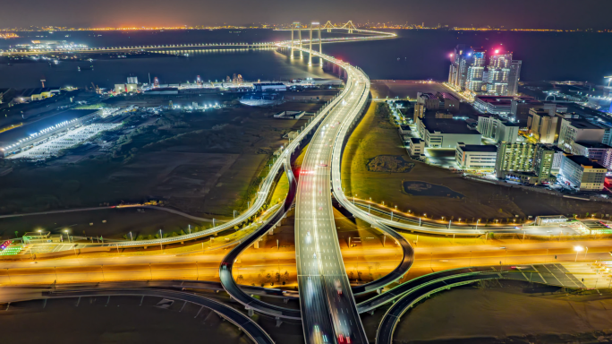 深中通道夜景延时_12