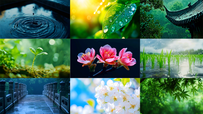 二十四节气春夏秋冬立春立夏秋分大雪大合集