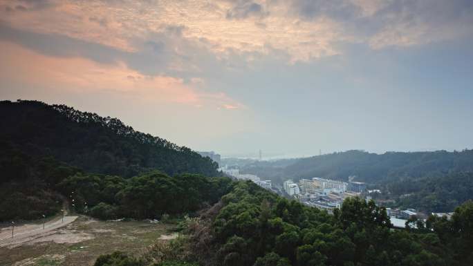 福州大学铜盘校区日落_8K