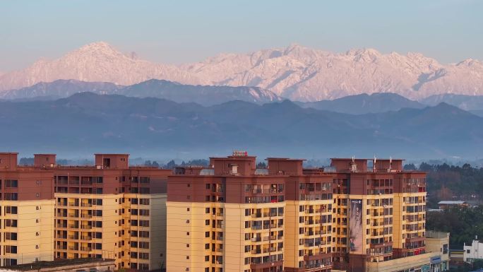 什邡师古雪景视频