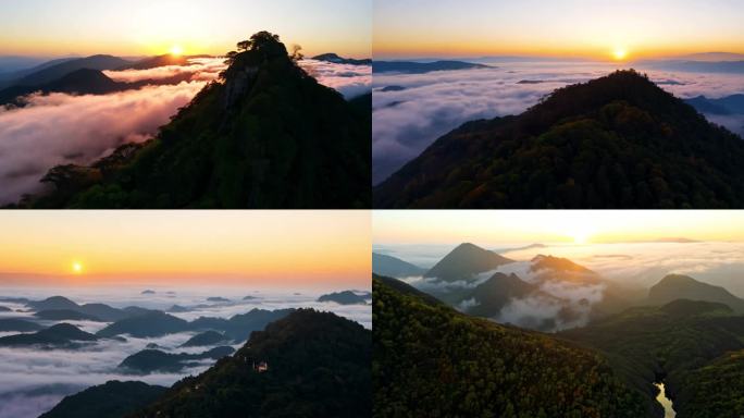 大悟山 大悟山宣传片  日落