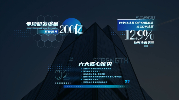 商务科技字幕标题