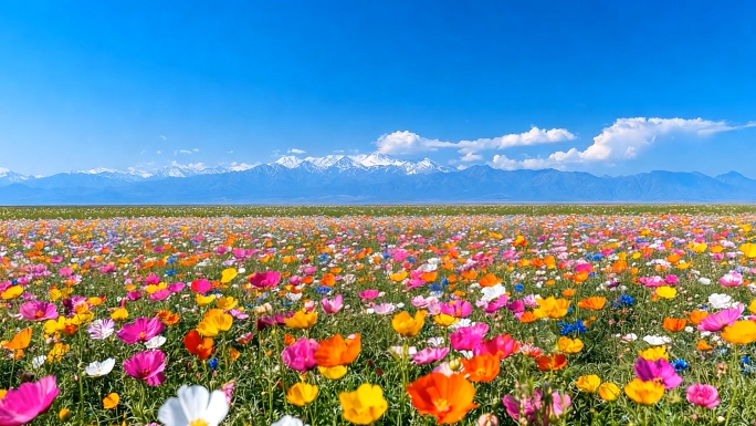 花海 云南花海 各类花海合集