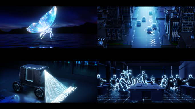 科技未来概念发布会宣传片AE模板