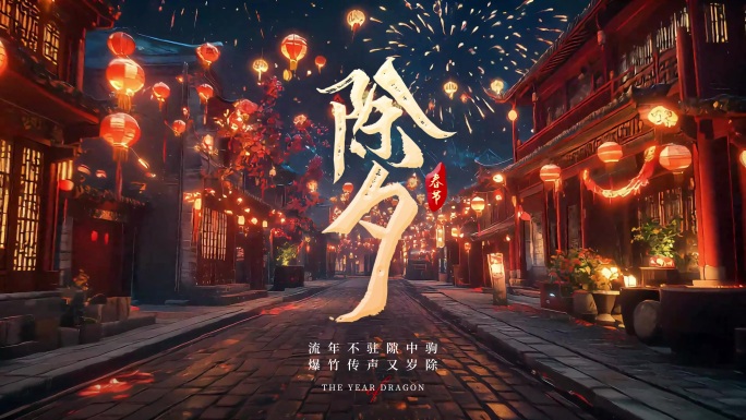 原创2025除夕春节贺新年高端创意视频