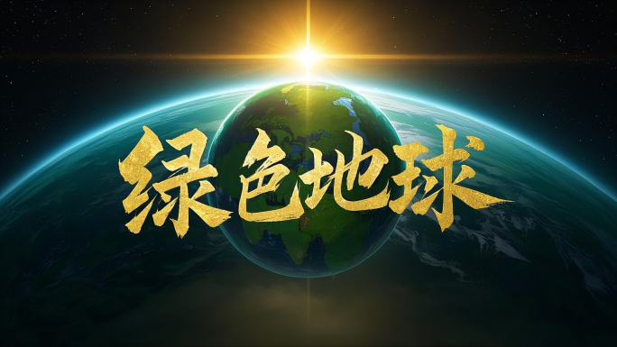 绿色地球 绿色城市 绿色生态 低碳环保