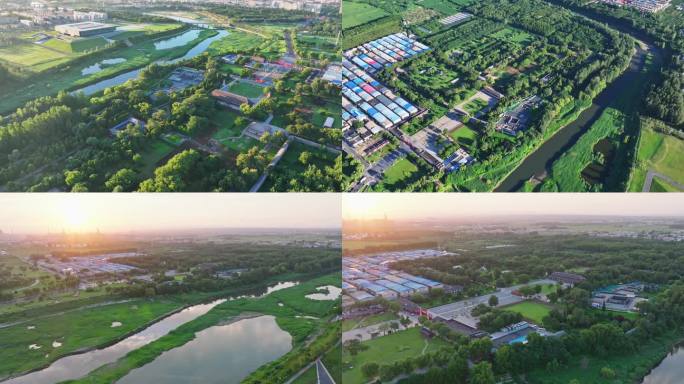 安阳殷墟宫殿 宗庙遗址航拍