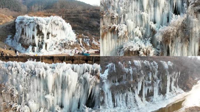 冰挂 冰雪融化  冰山 冰瀑 冰挂奇观