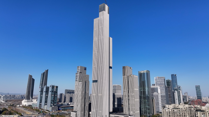 南京河西金融城航拍