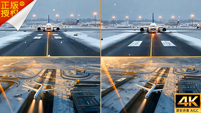 雪覆机场机场跑道 跑道标线标线颜色标线清