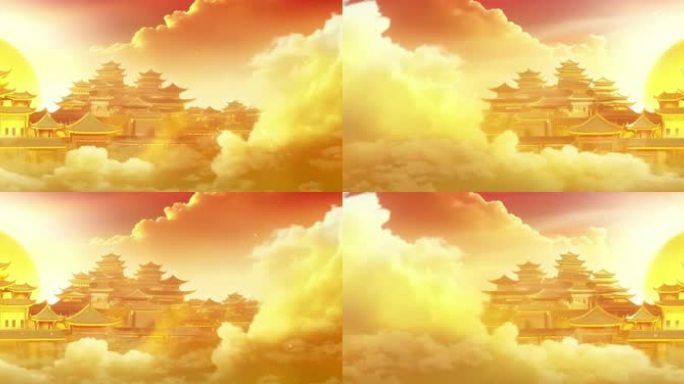 宽屏天宫云海仙境天上宫阙-3