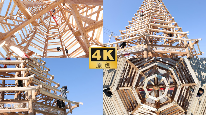 侗族木构建筑4K