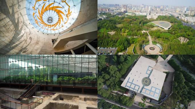 金沙遗址航拍 延时大合集