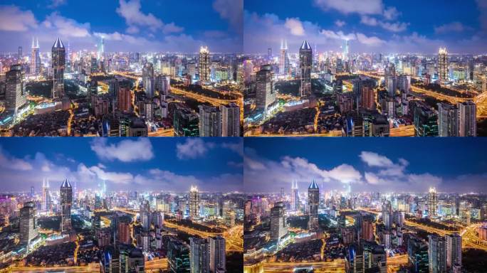 T/L WS HA ZO Modern City at Night /上海，中国