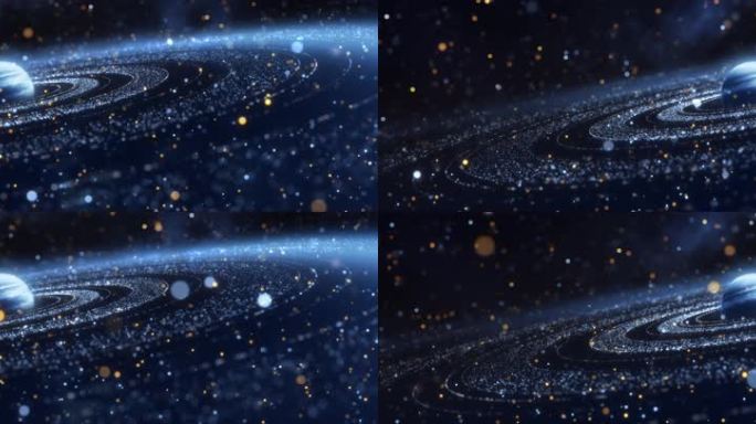 8K粒子土星环星系宇宙
