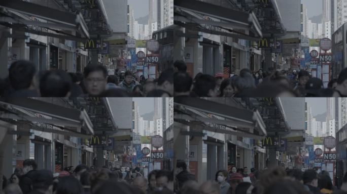 街上人潮汹涌‌‌