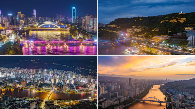 兰州夜景延时合集