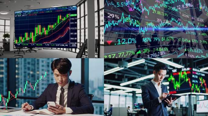 股票行情K线图金融证券股票市场牛市专家