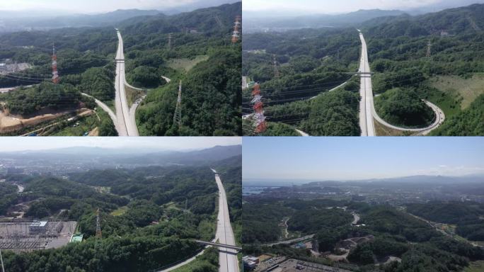 江原道，东海市，东海高速公路出入口及风景 / 韩国