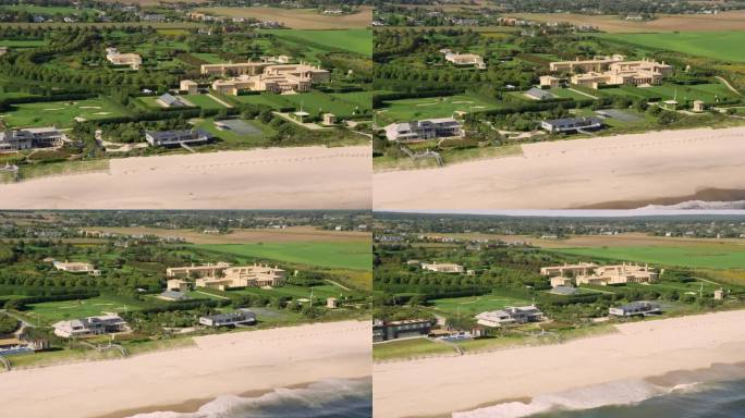 靠近水的大院子/房子