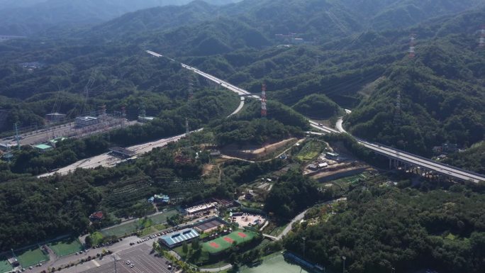 江原道，东海市，东海高速公路和风景 / 韩国