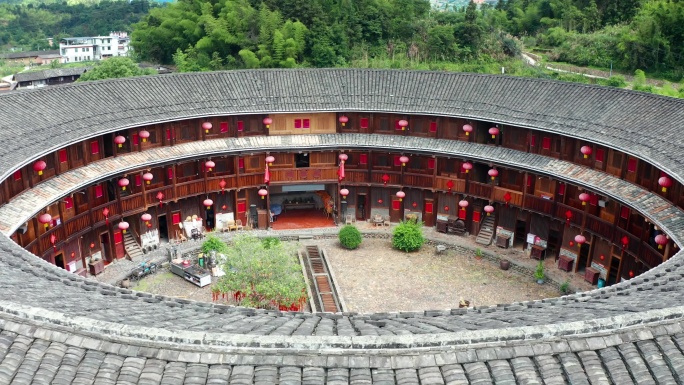 漳州南靖土楼航拍