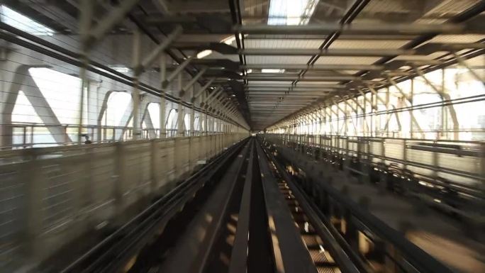 POV WS火车过桥/日本东京