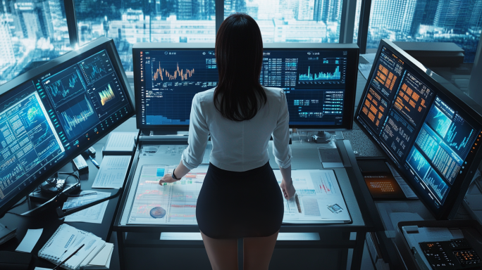 4K高帧率智能金融服务办公素材合集