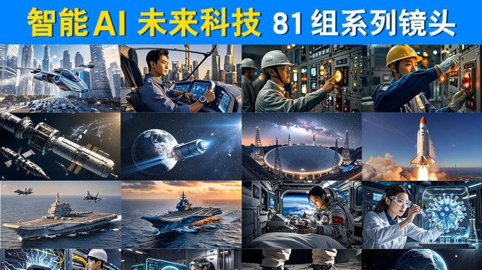 智能AI未来科技高科技智慧发展中国宣传片