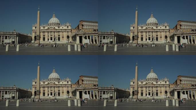圣彼得大教堂和圣彼得广场/罗马，意大利