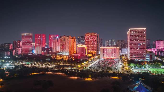 汕头CBD夜景延时