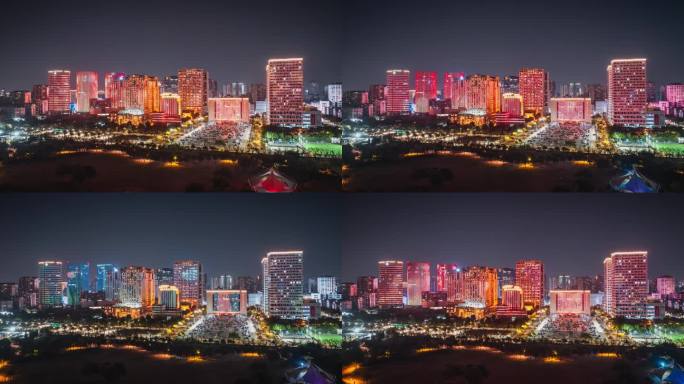 汕头CBD夜景延时