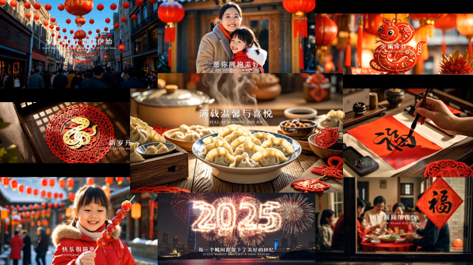 蛇年 新年片头 PR新年片头